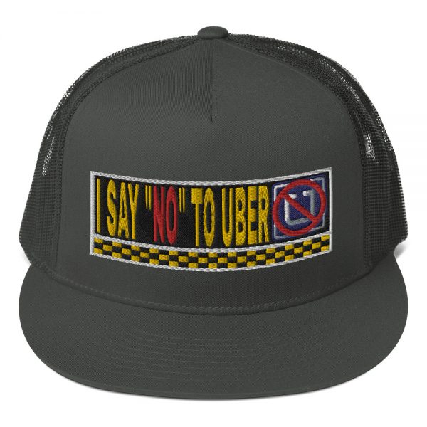“I SAY NO TO UBER” Embroidered Yupoong Trucker Cap - Image 4