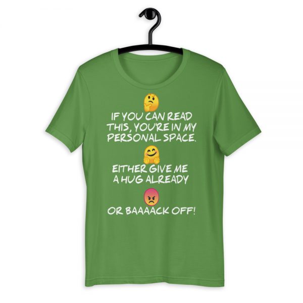 "MY PERSONAL SPACE" Premium Dark Color T-Shirt - Image 5