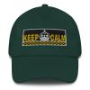 “KEEP CALM” Embroidered Yupoong Dad Hat - Image 8