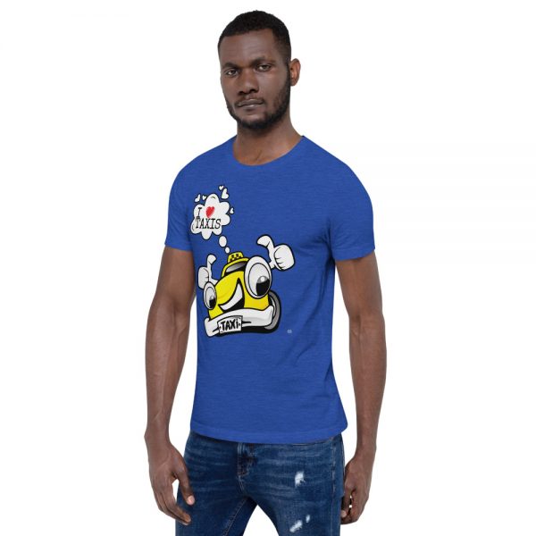 "I LOVE TAXIS" Premium Dark Color T-Shirt - Image 26