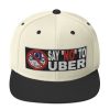 “SAY NO TO UBER - v2” Embroidered Yupoong Snapback Hat - Image 35