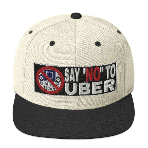 “SAY NO TO UBER - v2” Embroidered Yupoong Snapback Hat - Image 35