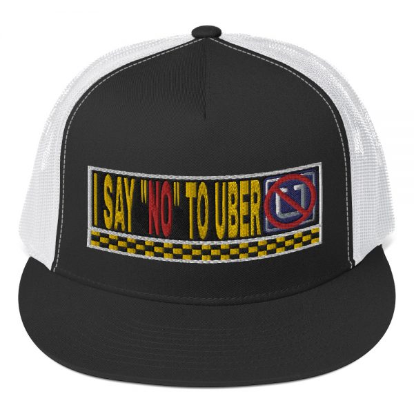 “I SAY NO TO UBER” Embroidered Yupoong Trucker Cap - Image 2