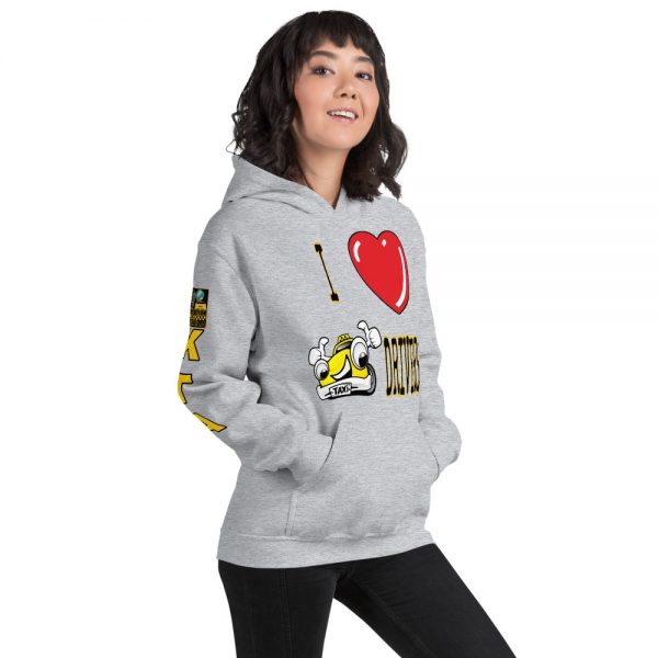 "I LOVE TAXI DRIVERS" Premium Soft & Heavy Blend Hoodie - Image 11
