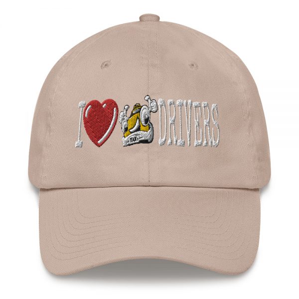 “I LOVE TAXI DRIVERS” Embroidered Yupoong Dad Hat - Image 12
