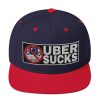 “UBER SUCKS” Embroidered Yupoong Snapback Hat - Image 19