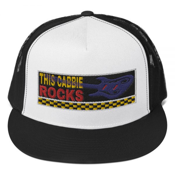 “THIS CABBIE ROCKS” Embroidered Yupoong Trucker Cap - Image 5