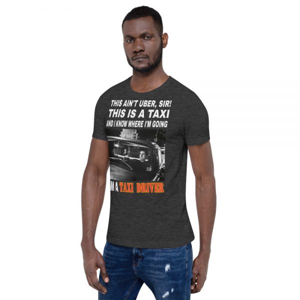 "THIS AIN'T UBER SIR!" Premium Dark Color T-Shirt - Image 14