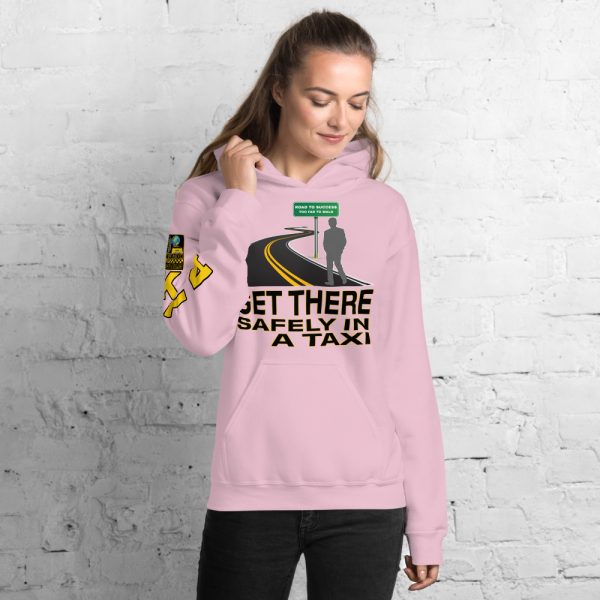 “GET THERE SAFELY IN A TAXI” Premium Soft & Heavy Blend Hoodie - Image 19