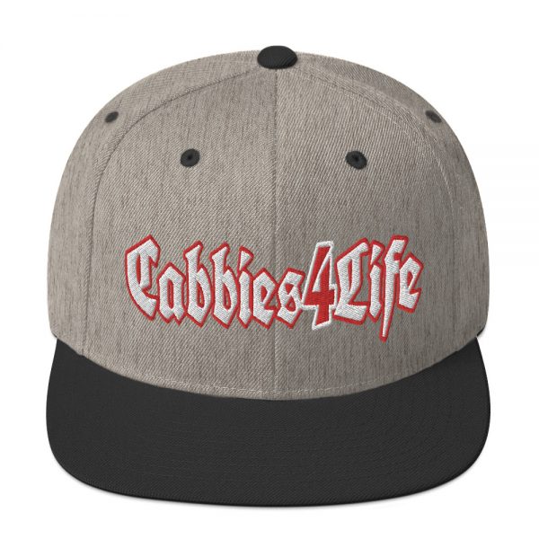 “CABBIES4LIFE” Embroidered Yupoong Snapback Hat - Image 23