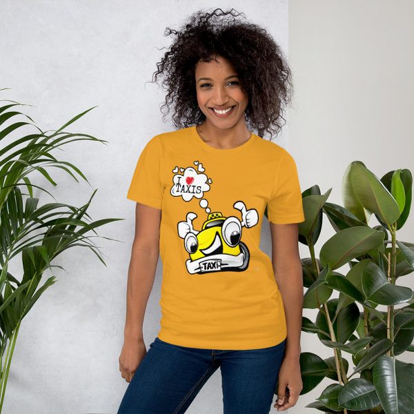 "I LOVE TAXIS" Premium Bright Color T-Shirt - Image 11