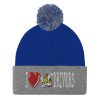 “I LOVE TAXI DRIVERS” Embroidered Pom-Pom Beanie - Image 8