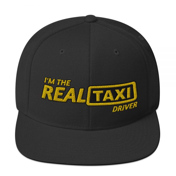 “I'M THE REAL TAXI DRIVER - v2” Embroidered Yupoong Snapback Hat - Image 8