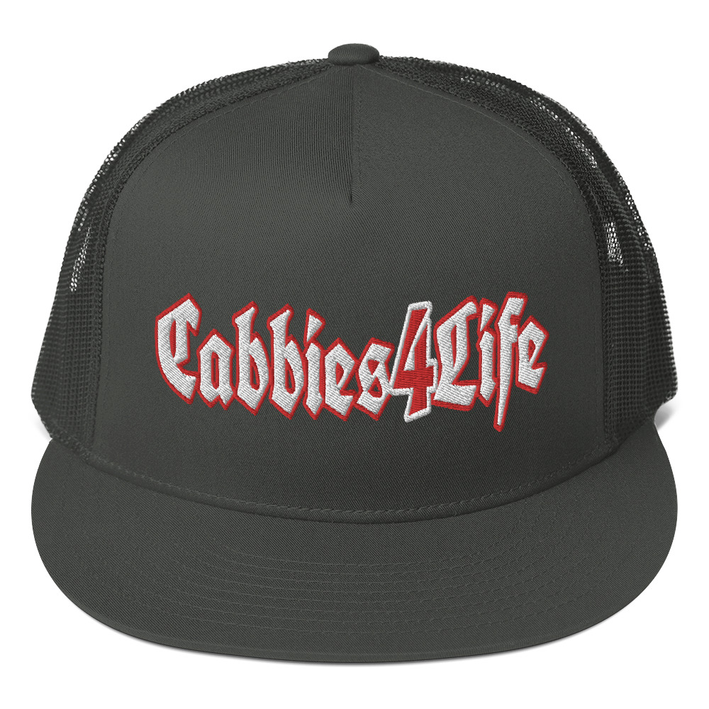 “CABBIES4LIFE” Embroidered Yupoong Trucker Cap