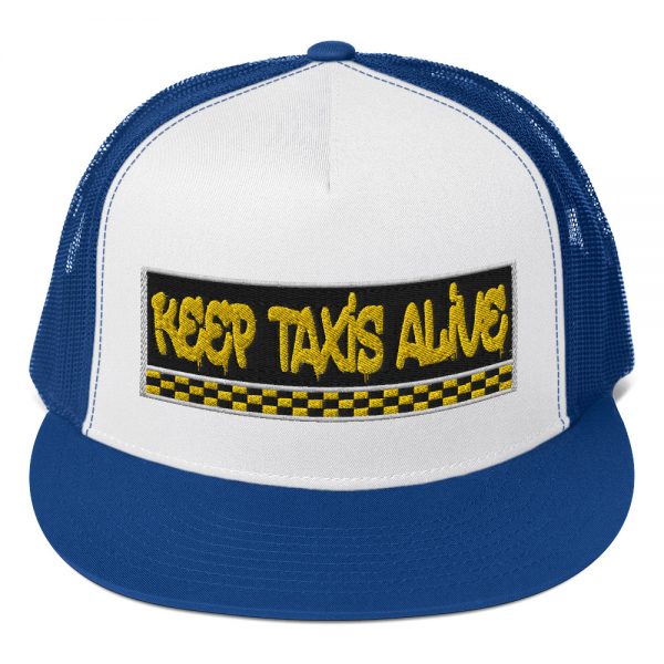 “KEEP TAXIS ALIVE – v3” Embroidered Yupoong Trucker Cap - Image 8