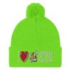 “I LOVE TAXI DRIVERS” Embroidered Pom-Pom Beanie - Image 9