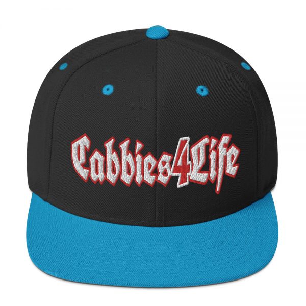 “CABBIES4LIFE” Embroidered Yupoong Snapback Hat - Image 2