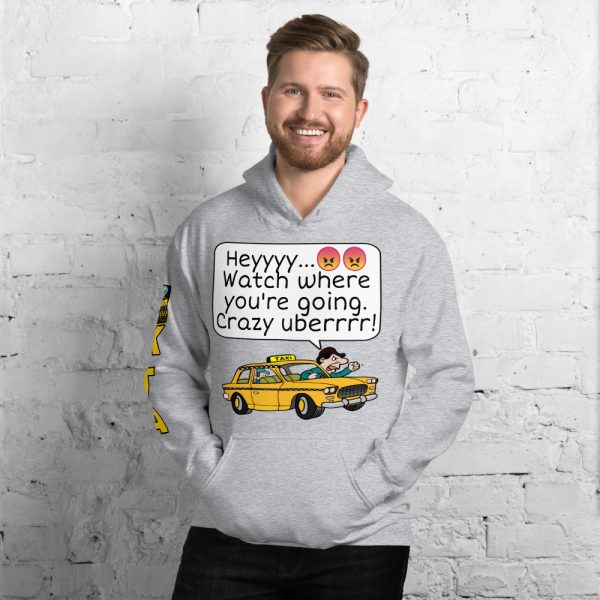 “CRAZY UBERRRR” Premium Soft & Heavy Blend Hoodie - Image 10
