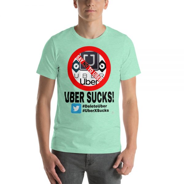 “UBER SUCKS!” Premium Bright Color T-Shirt - Image 7