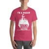 "I'M A PROUD TAXI DRIVER" Premium Dark Color T-Shirt - Image 12