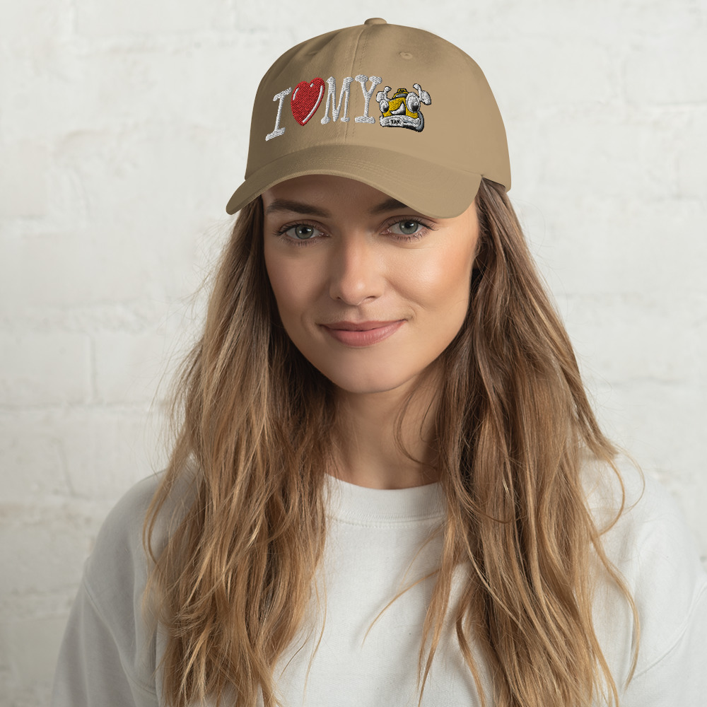 “I LOVE MY TAXI” Embroidered Yupoong Dad Hat