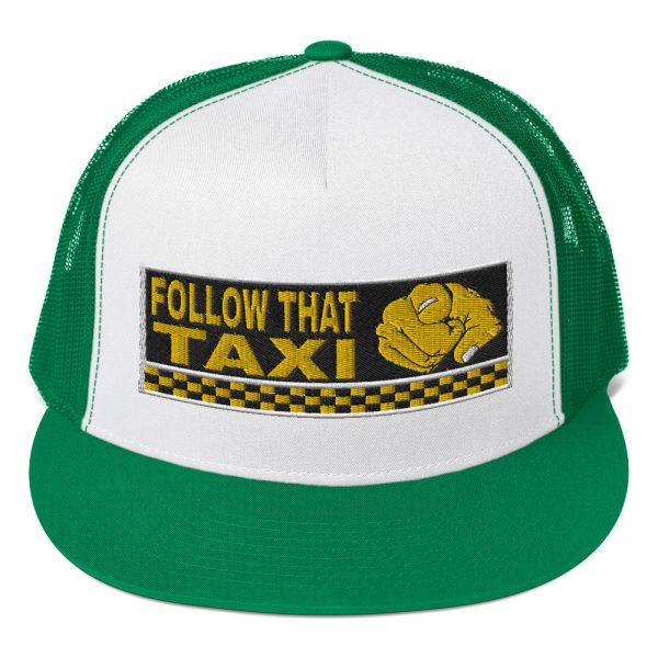 “FOLLOW THAT TAXI” Embroidered Yupoong Trucker Cap - Image 6