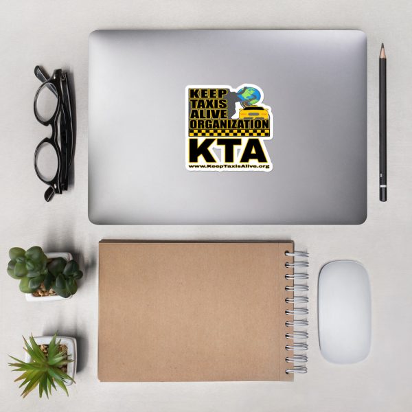 “KEEP TAXIS ALIVE ORGANIZATION” Premium Kiss Cut Emblem Stickers - Image 5