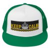 “KEEP CALM” Embroidered Yupoong Trucker Cap - Image 6