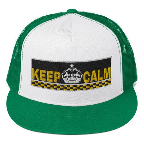 “KEEP CALM” Embroidered Yupoong Trucker Cap - Image 6