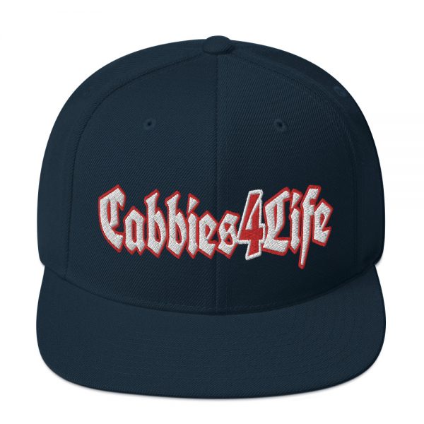 “CABBIES4LIFE” Embroidered Yupoong Snapback Hat - Image 16