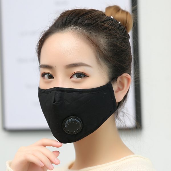 Stylish Thick Face Mask with a PM2.5 Anti-Pollution Filter - Image 3