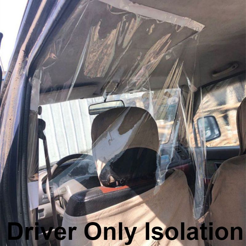 Taxi Driver Anti-Droplet Protective Isolation Clear Film Shield