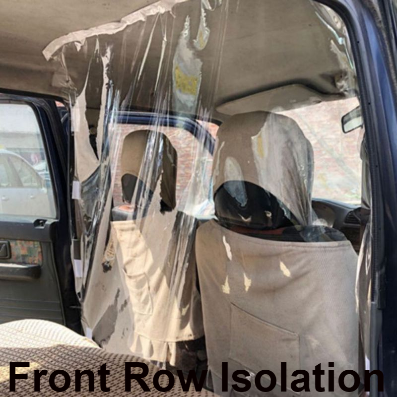 Taxi Driver Anti-Droplet Protective Isolation Clear Film Shield