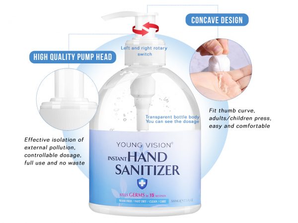 YOUNG VISION 70% Alcohol Quick-Drying Hand Sanitizer - Image 3