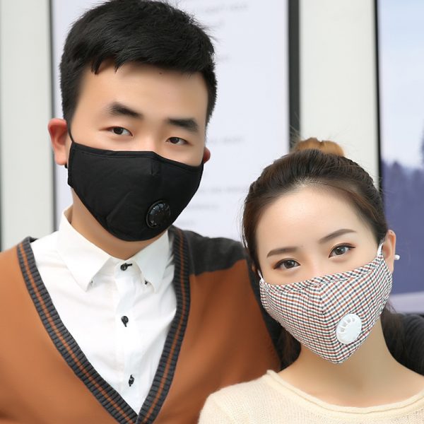 Stylish Thick Face Mask with a PM2.5 Anti-Pollution Filter - Image 2