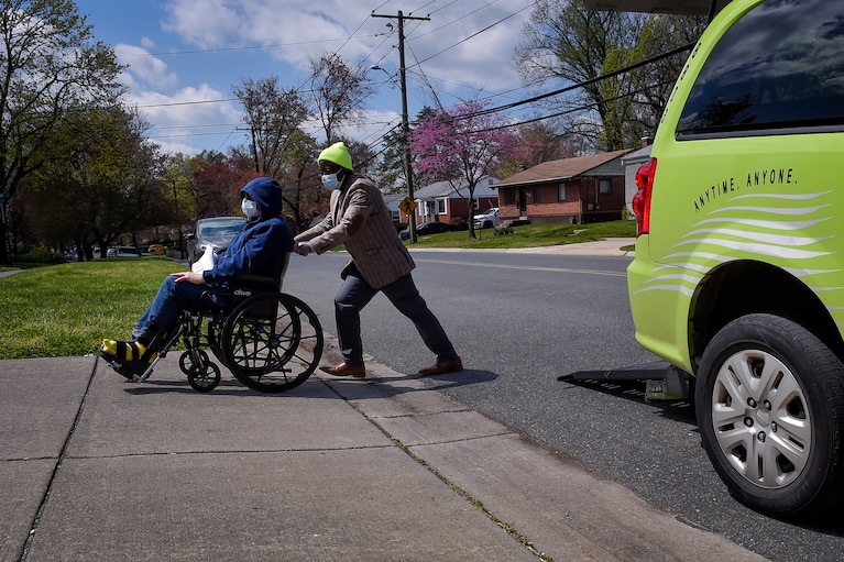 Taxi drivers who are still working during the pandemic risk exposure to the coronavirus and are surviving mostly on government-subsidized fares.