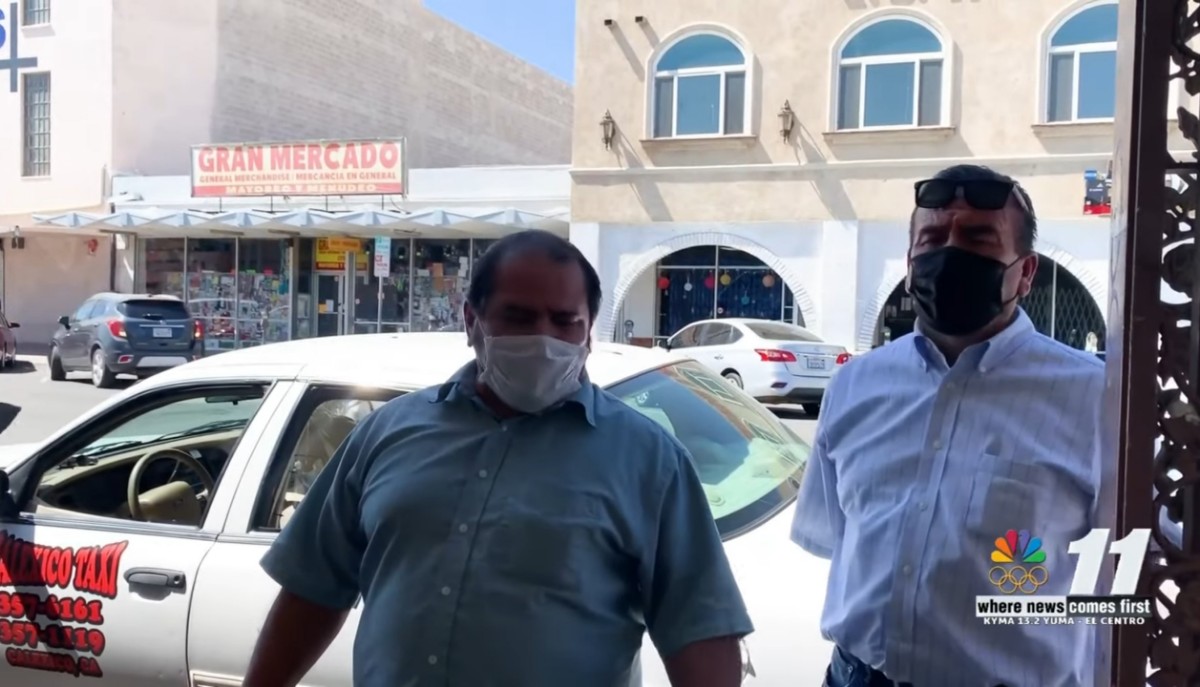 Taxi drivers at the US-Mexico border are struggling during the pandemic