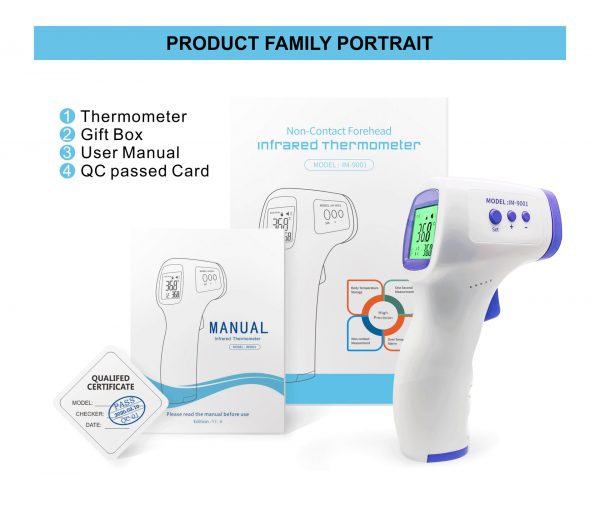 IM-9001 Non-Contact Laser Infrared Body Thermometer - Image 5