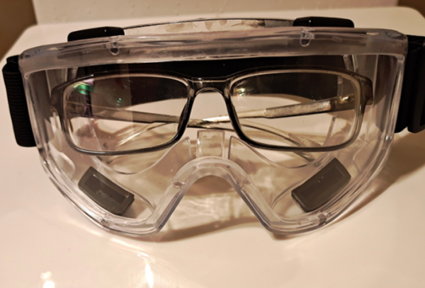 Fully Enclosed Safety Goggles with Anti-Fog Air Vents - Image 3