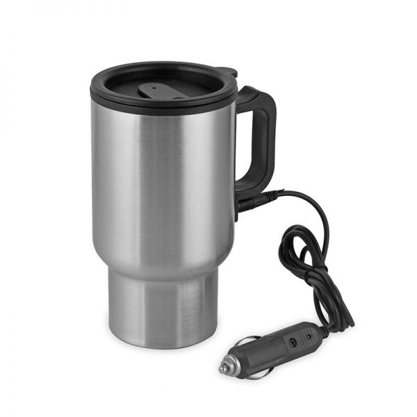 ABEDOE Stainless Steel Electric Travel Coffee Mug (16oz/450ml)