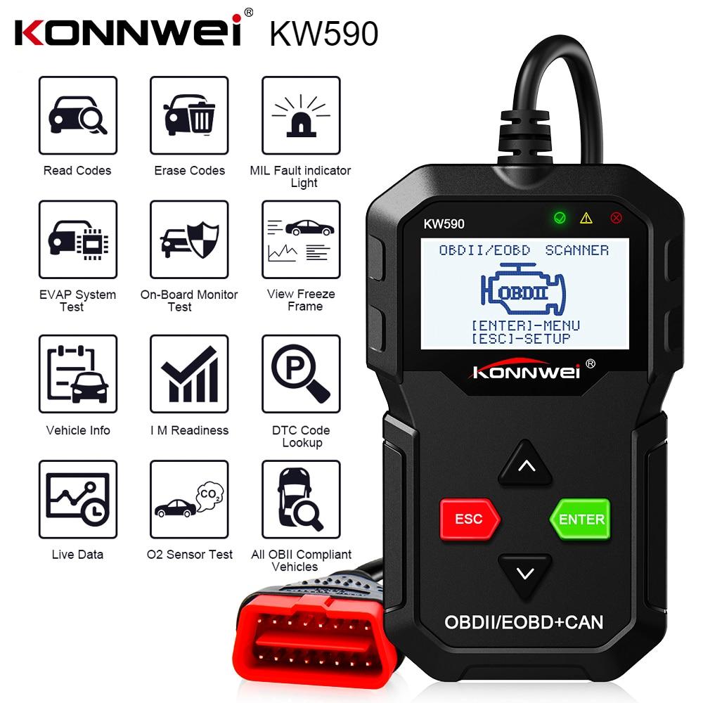 KONNWEI KW590 OBD2 Diagnostic Scanner & Code Reader