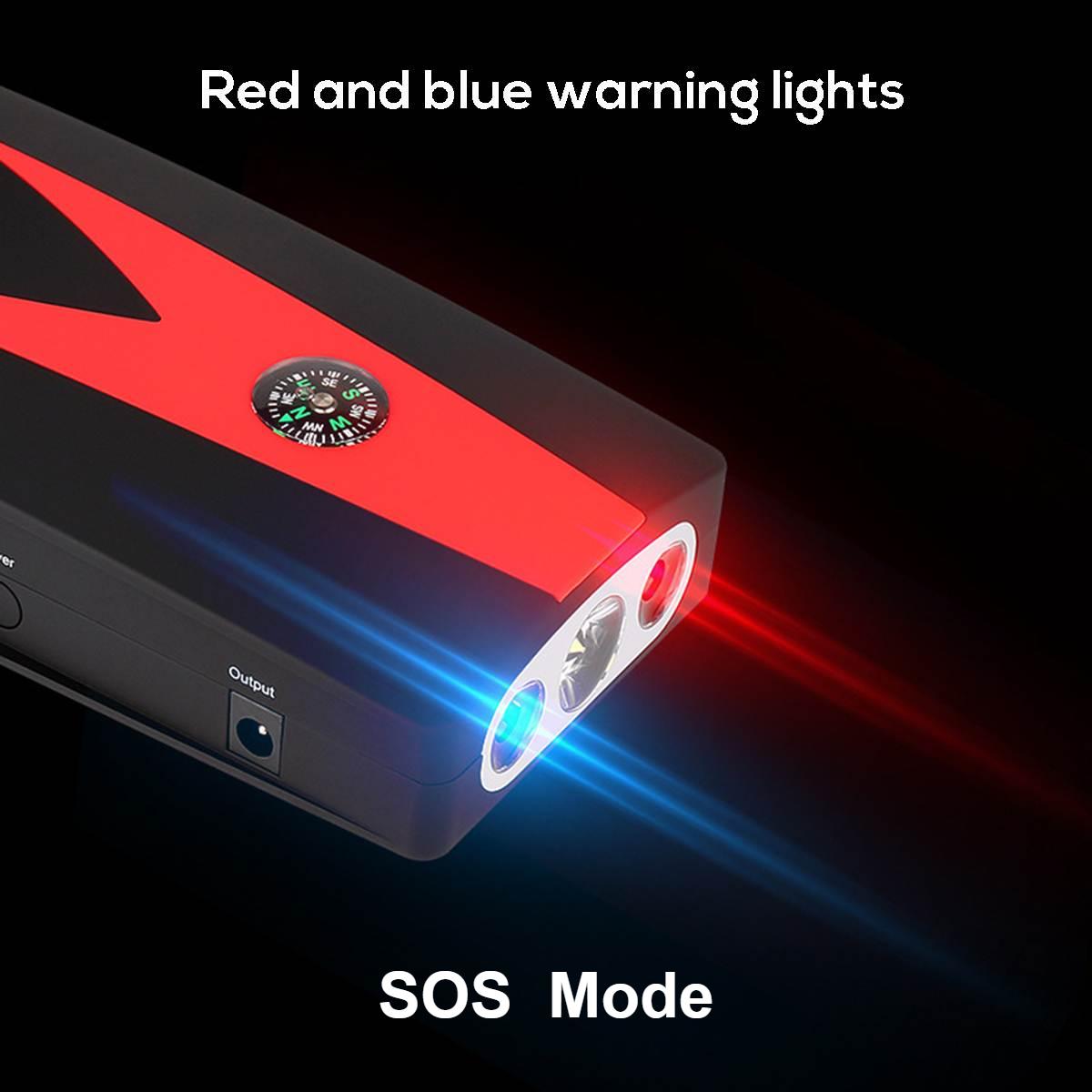 Audew 99900 mAh Portable Car battery Jump Starter w/ LED Display & Flashlight