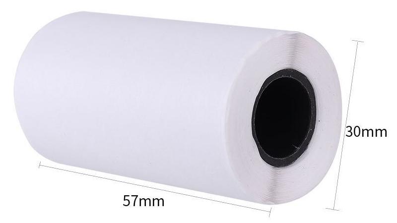 57 x 30mm Premium Thermal Printing Paper Rolls for Portable Mini Wireless Thermal Printers