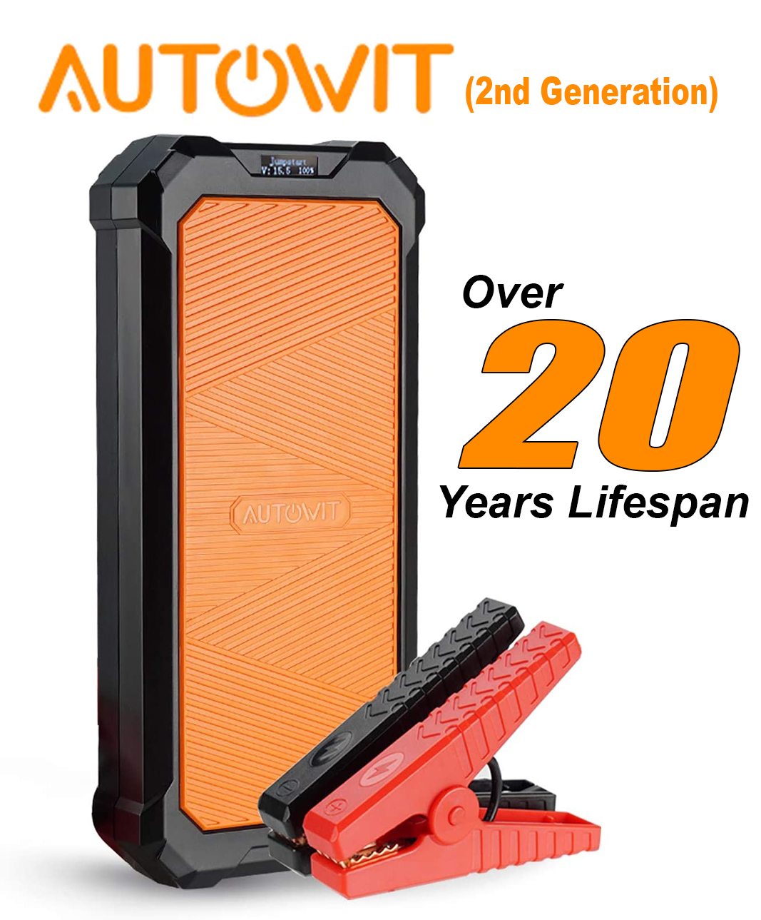 Autowit SuperCap 2 Battery-Less Portable Car Battery Jump Starter (2nd Generation)