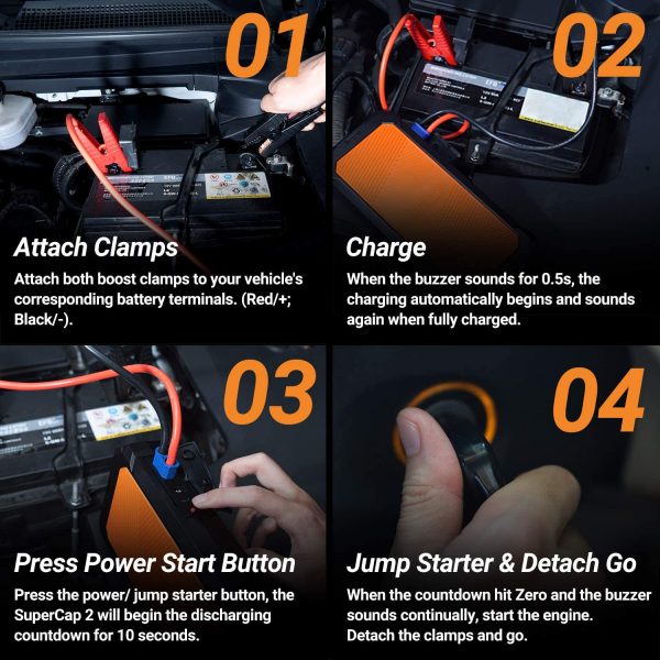 Autowit 12v 2nd Generation Battery Less Portable Car Battery Jump Starter3