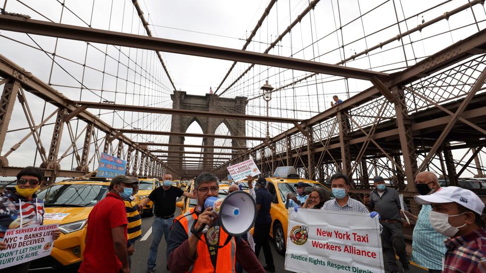 New York Taxi Drivers Shut Down Bridges In Desperate Call To End ‘Life Sentence To Debtor’s Prison’
