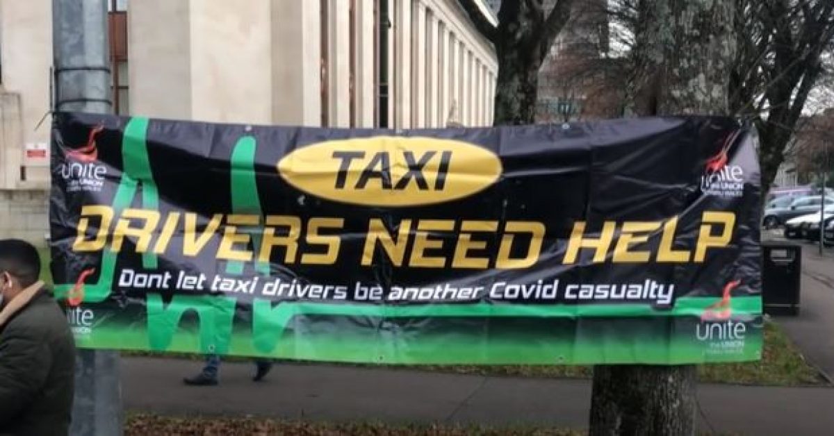 KTA News - Taxi drivers in Wales are earning 'less than £25 ($33.50 USD) a day' due to the COVID-19 pandemic