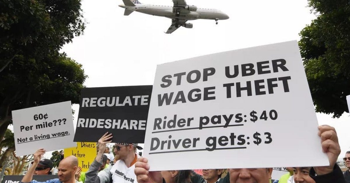 Uber protest